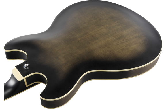 Ibanez AS53-TKF Transparent Black Flat image 5