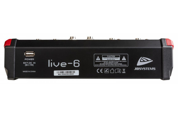 JB Systems Live-6 4-Kanal Mischpult Set image 5