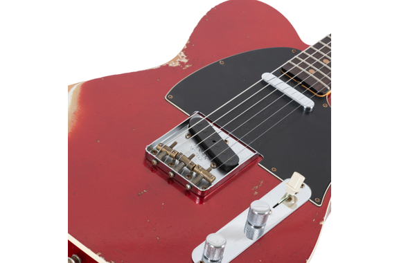 Fender Custom Shop 1960 Telecaster Heavy Relic Faded Candy Apple Red image 5