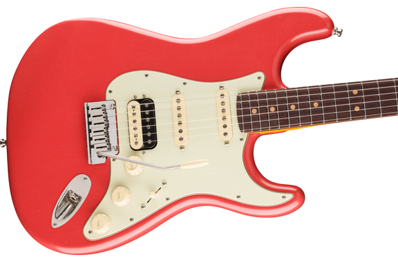 Fender American Ultra Luxe Vintage '60s Stratocaster HSS Fiesta Red image 5
