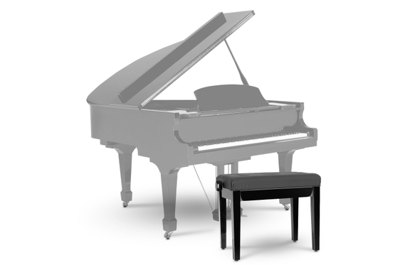Classic Cantabile Pianobank Model D Zwart Hoogglans image 5