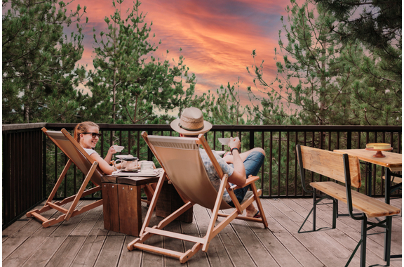 Stagecaptain BBB-119 Hirschgarten Beer Tent Bench with Backrest 119 cm Natural image 5
