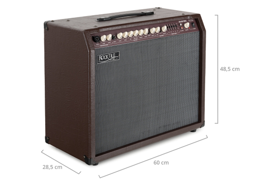 Rocktile AA-60 BN Eric Amplificateur Acoustique Marron image 5