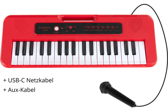 McGrey KK-2501 Teclado Infantil Rojo image 5