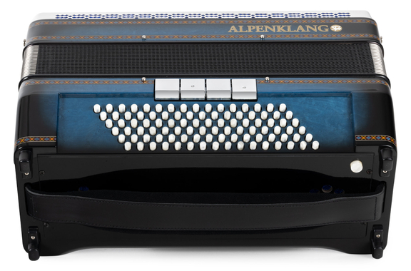 Alpenklang Pro acordeón IV 96 M Shadow Blue image 5