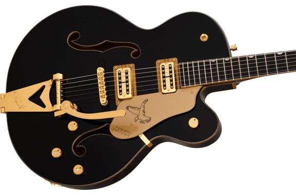 Gretsch Synchromatic Falcon Hollow Body Single-Cut with Bigsby Black image 5
