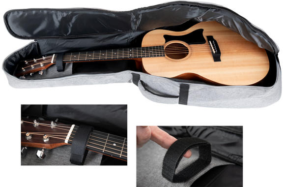 Shaman WGB-115 GY Premium-Line Custodia Per Chitarra Western Grigia image 5