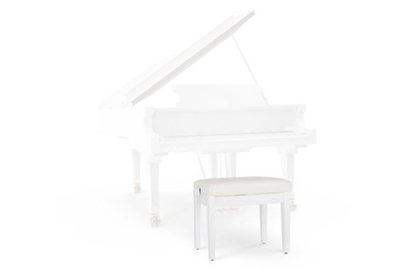 Classic Cantabile Banc De Piano Modèle D Blanc Mat image 5