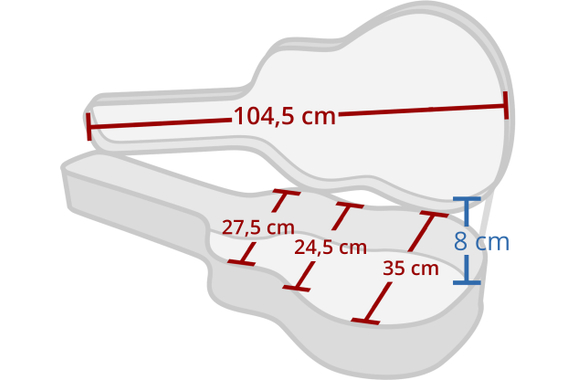 Rocktile Gitarrenkoffer Deluxe für E-Gitarre image 5