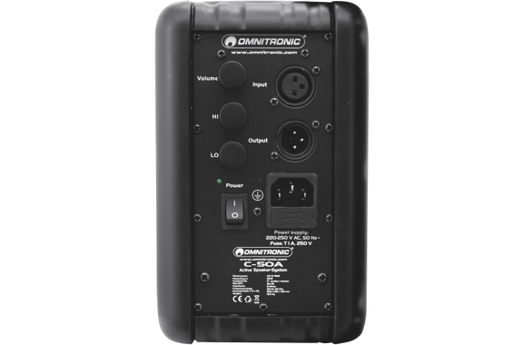 Omnitronic C-50A Coppia Diffusori Attivi Neri image 5