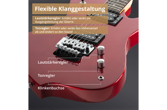 Rocktile MG-3012 Sidewinder Metallic Red image 5
