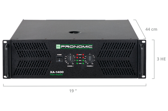 Pronomic XA-1400 Etapa de Potencia 2x 3000 Watt image 5