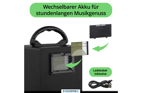 McGrey BS-20 Beachside Altavoz Bluetooth Verde image 5