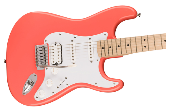 Squier Sonic Stratocaster HSS Tahitian Coral image 5
