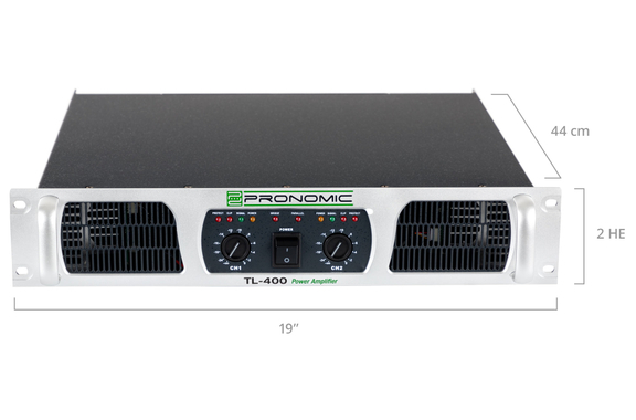 Pronomic TL-400 Etapa de Potencia 2x 1000 Watt image 5