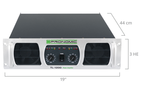 Pronomic TL-1200 Amplificateur de Puissance 2x 2400 Watt image 5