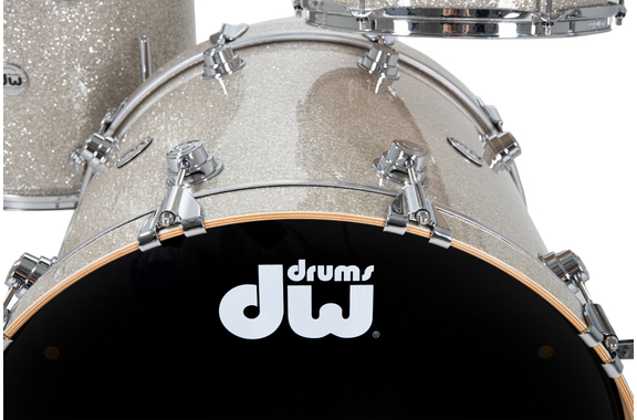 DW Collector's Series SSC Drumkit in Broken Glass Finish mit Chrom Hardware  - Retoure (Zustand: sehr gut) image 5
