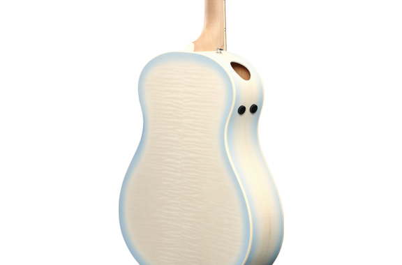 Ibanez AAM370M2E-AIB Transparent Antique White Ice Blue image 5
