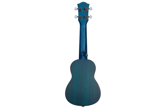 Cascha HH 2266L Premium Mahonie Sopraan-Ukulele Set Blauw - L image 5