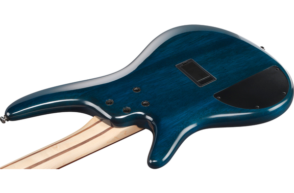 Ibanez SR400EQM-SCB Electric Bass Stained Cosmic Blue Starburst image 5