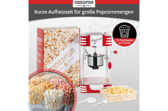 Stagecaptain PCM-300 Popcornmachine image 5