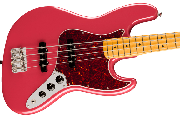 Fender American Professional Classic Jazz Bass Faded Dakota Red image 5