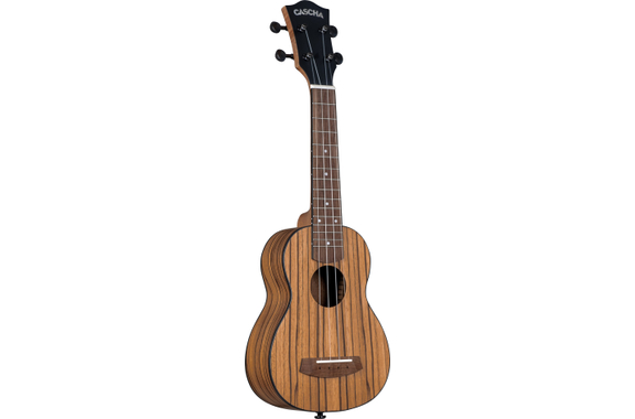 Cascha Ukulélé Soprano Zebra Wood image 5