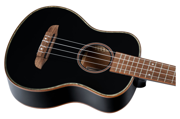 Ortega Onyx Series Tenor Ukulele All Gloss Black image 5
