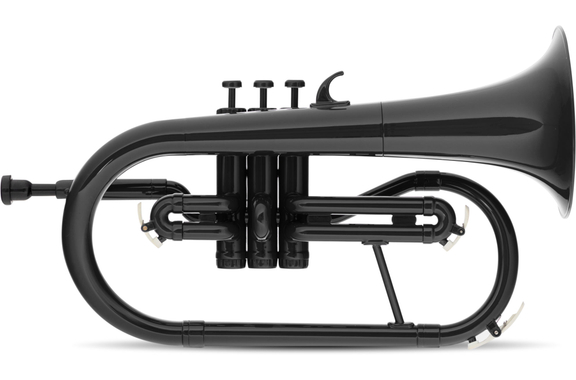 Classic Cantabile KFL-30BK MardiBrass Bugle en Bb Plastique Noir Ensemble image 5