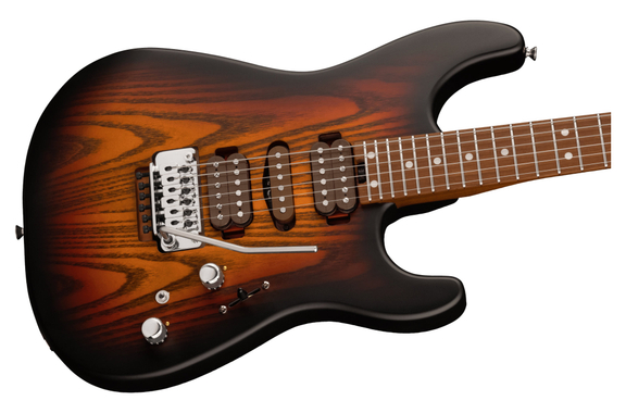 Charvel Guthrie Govan Signature MJ San Dimas SD24 CM Three-Tone Sunburst  - Retoure (Zustand: sehr gut) image 5