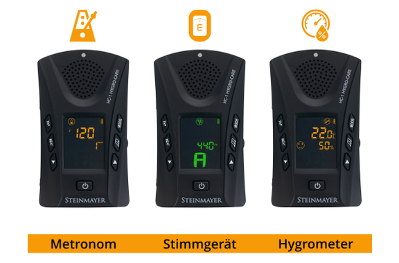 Steinmayer HC-1 Hygro-Care Hygrometer mit Tuner und Metronom image 5
