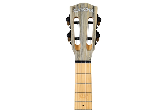 Cascha 2315E Sopran Ukulele Bamboo Graphit Bundle con Pastilla image 5