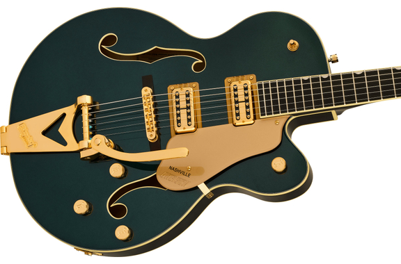 Gretsch Synchromatic Nashville Hollow Body Single-Cut with Bigsby Cadillac Green image 5