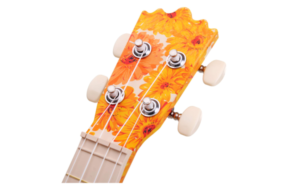 Classic Cantabile BeachBuddy Beachflower Ukulele Set inkl. Tuner und Schule image 5
