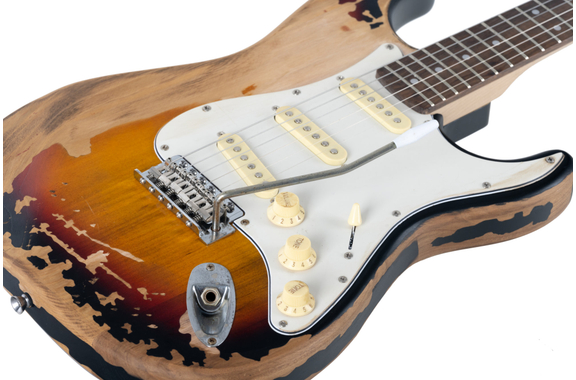 Rocktile Vinstage ST-BBHSB E-Gitarre Sunburst image 5
