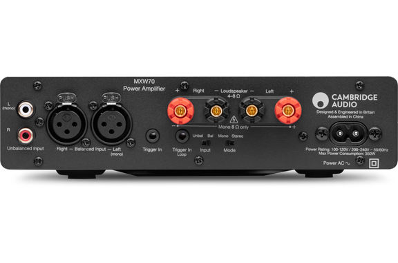 Cambridge Audio MXW70 Vermogensversterker Lunar Grey image 5