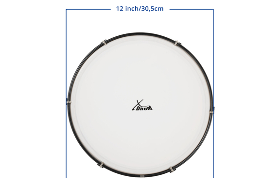 XDrum HTM-12K 12" Handtrommel met kunststofvel image 5