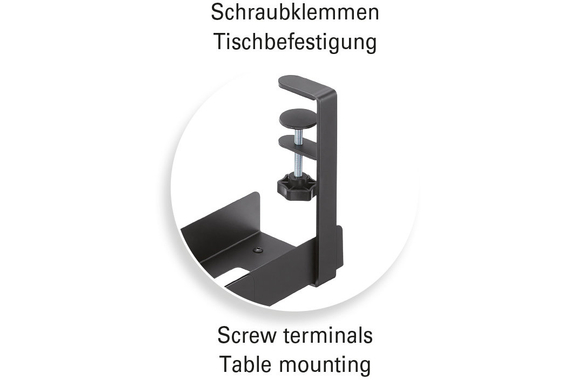 My Wall HZ 45-2 Gestione Cavi Per Scrivania image 5