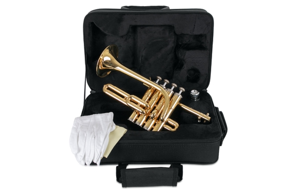 Classic Cantabile Brass PT-196 Tromba Piccola in Sib Set image 5