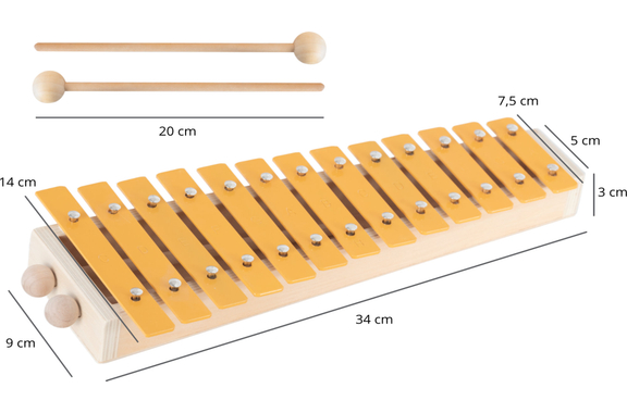 Classic Cantabile GS-13 Glockenspiel per bambini image 5