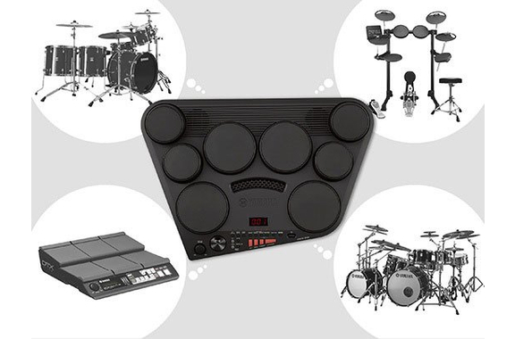 Set de Batería Electrónica Yamaha DD-75 Incl. Escuela de Batería y Fuente de Alimentación image 5