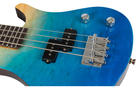 Flight Mini Bass (TBL) Corps Solide Transparent Bleu image 5
