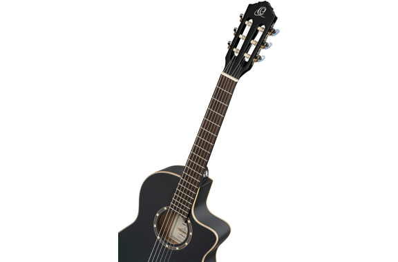 Ortega RCE125SBK-3/4 Satin Black image 5