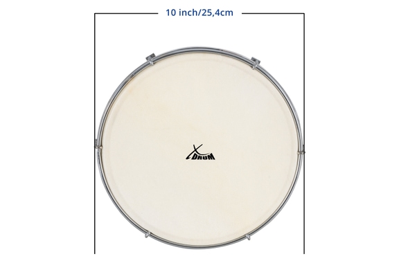 XDrum HTM-10S Tambourin 10" avec Peau Naturelle image 5