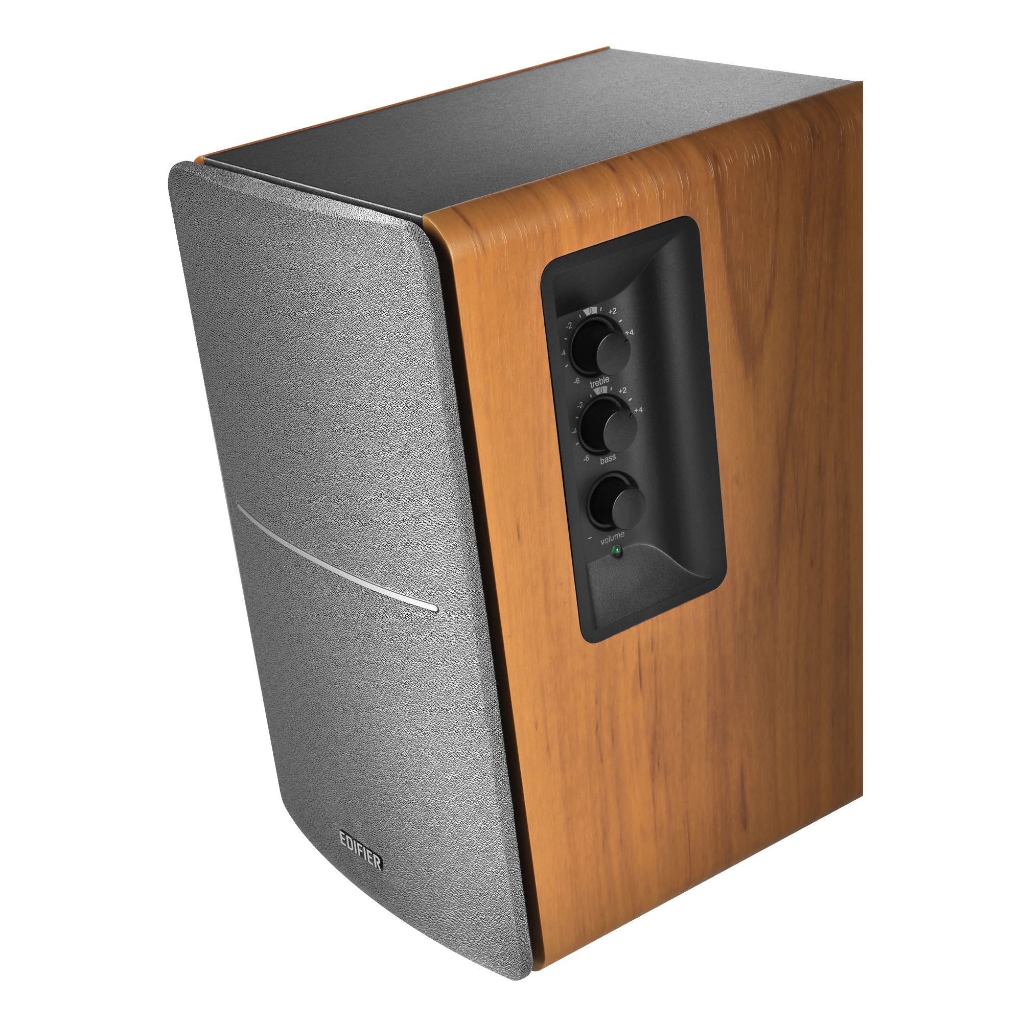 Edifier R1280T Diffusori Da Scaffale Alimentati 42W – Monitor Studio 2.0 Con Telecomando E Finitura Legno Noce