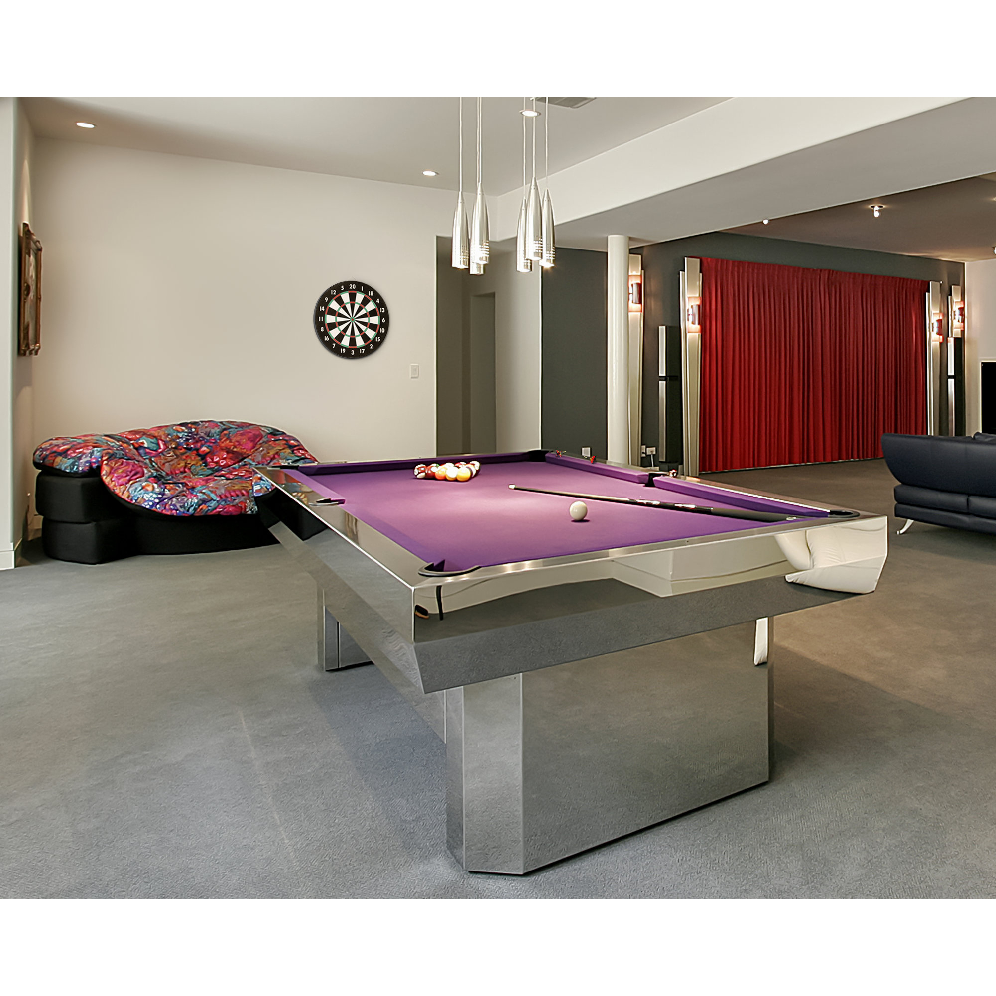 Stagecaptain BullsEye Dartbord - Tweezijdig Papieren Dartbord Set | Met 6 Stalen Dartpijlen & 12 Flights