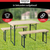 Stagecaptain Hirschgarten Set Tavolo Da Birreria Per Balcone 110 cm Naturale 5x Set thumbnail 6