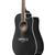 Ibanez AW84CE-WK Weathered Black thumbnail 6