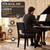 Classic Cantabile Pianostoel Premium Zwart Hoogglans thumbnail 6