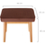 Classic Cantabile Banc De Piano Design Velours Chêne thumbnail 6